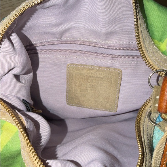 Colorful Coach Patchwork Purse - Picture 5 of 8